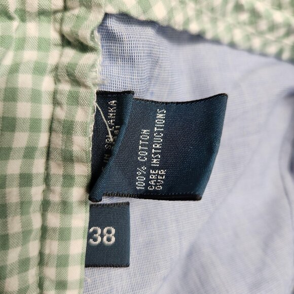 Polo Ralph Lauren Shorts Mens 38 Gingham Check Classic Preppy Casual - Picture 6 of 16
